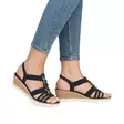 Rieker Remonte damsandaler R6264-00 svart - Rieker sandals - 138168 - 4