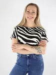 Vero Moda dam t-shirt VMEASY Joy björk/zebra - T-shirts för damer - 138588 - 1