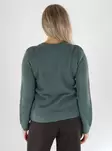 Vila tröja rundringad balsamgrön - Stickat för damer - 141528 - 2