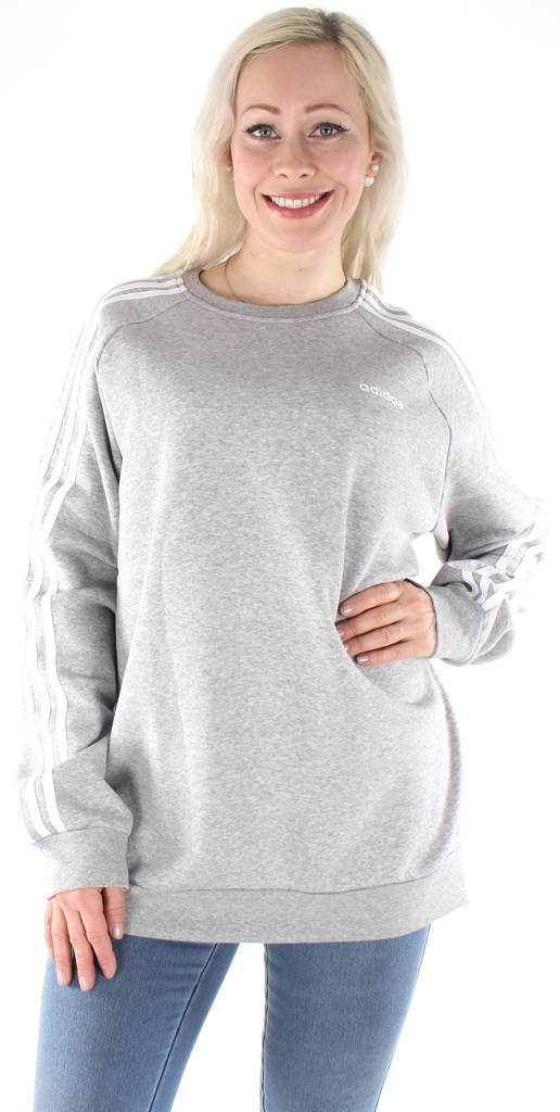 Adidas Collegetröja FN5785 ljusgrå - Långärmade tröjor för damer - 125248 - 1
