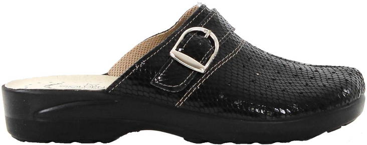 Golden fit arbetsskor 616 svart glansig - Arbetsskor för damer - 127958 - 1