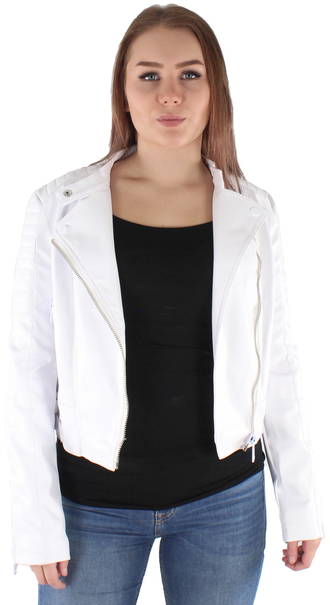 Guess T shirt Daisy vitgul Stilettoshop.se webbutik Guess Läderjacka W62L09L0GF0 Stilettoshop.se webbutik