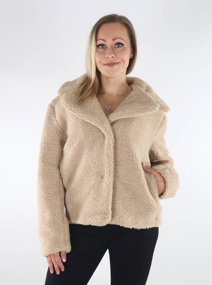 JDY Legacy Kort damjacka beige - Lätta jackor för damer - 134528 - 1