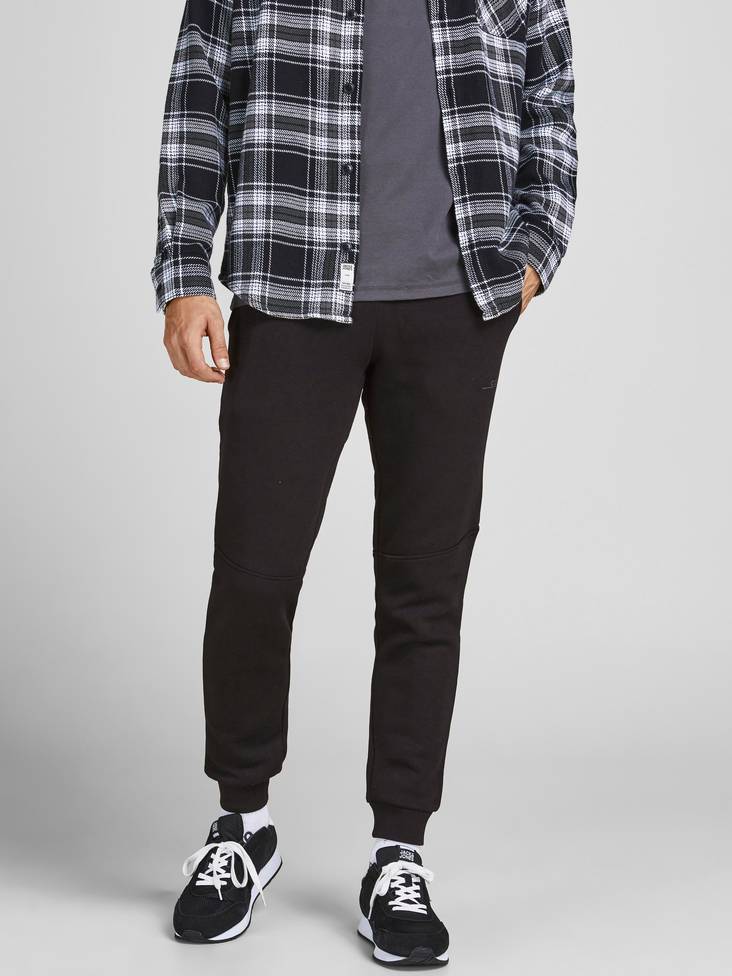 Jack & Jones herr collegebyxor Gordon tape svart - Byxor för herrar - 129928 - 1