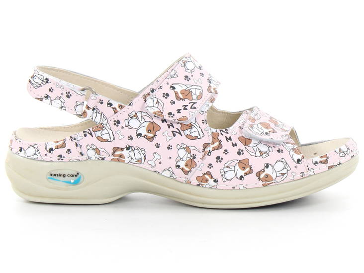 Maskintvättbara Sandaler läder dogs - Arbetsskor för damer - 126978 - 1