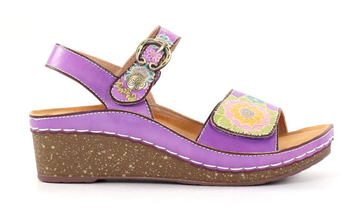 Laura Vita damsandaler Facscineo 0122 lila - Sandaler för damer - 135538 - 1