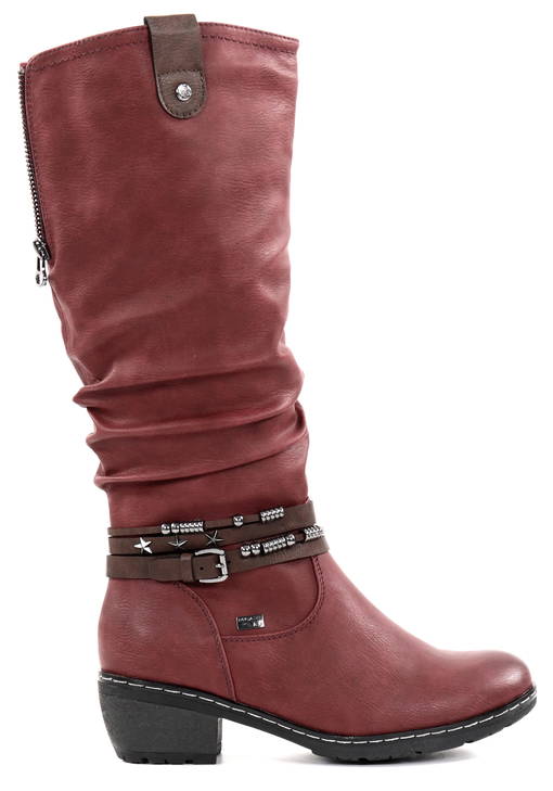Migant Stövlar A925-108 röd - Stilettoshop.se webbutik