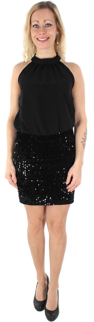 Only Klänning Confidence s/l halter svart - Klänningar och tunikor - 122448 - 1