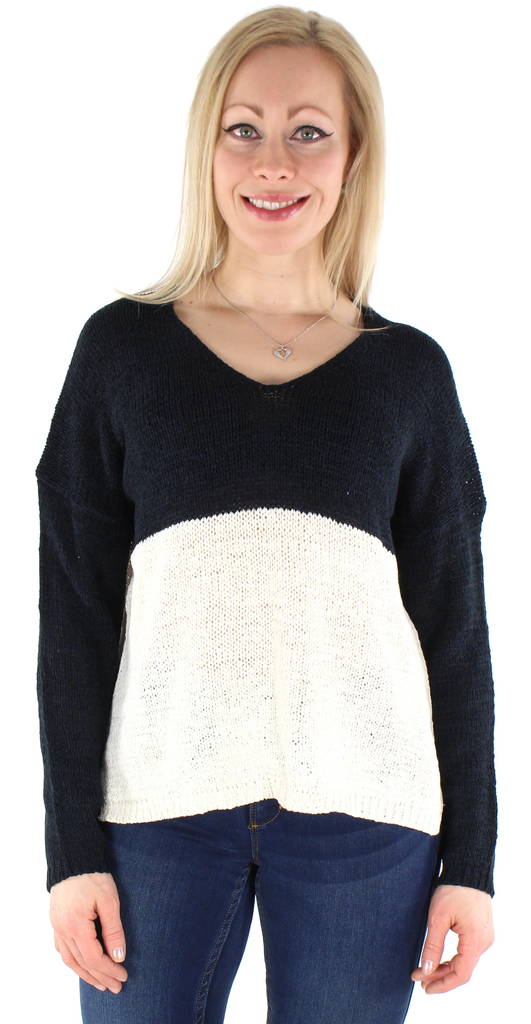ONLY dam stickad tröja ONLMAGGIE - Birch Picante/Aqua Sky/Pastel Lilac
