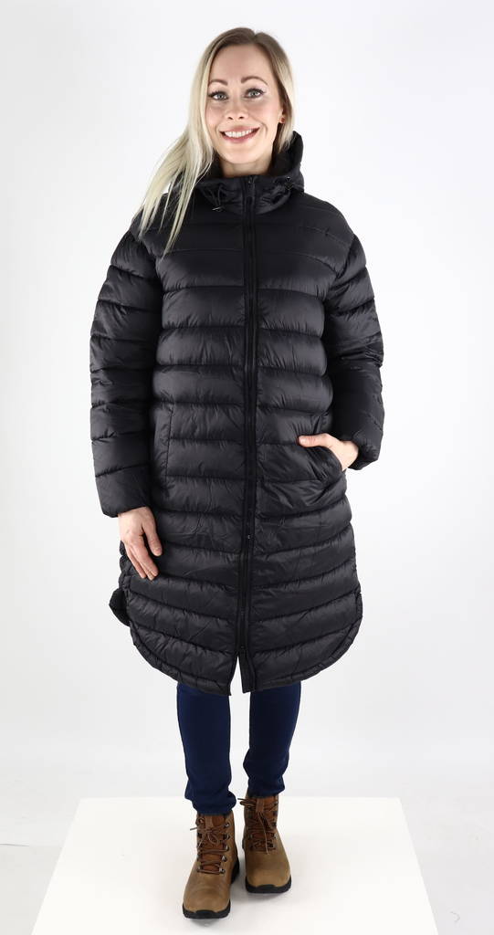 Only dam lättviktsjacka med huva Melody quilted, svart - Lättviktsjackor för damer - 131788 - 1