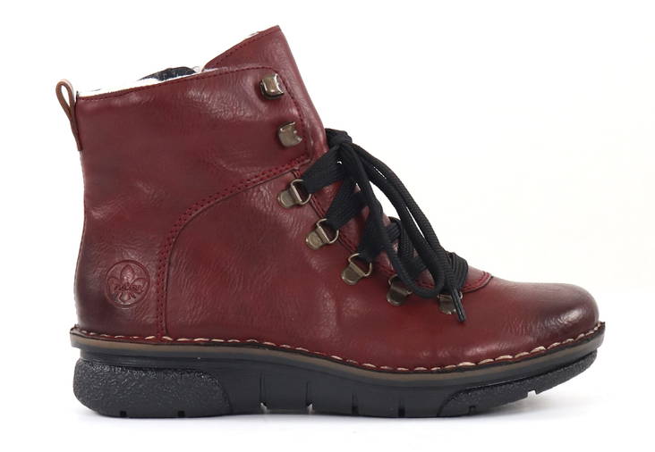 Rieker ankelboots för dam 73356-35 vinröd - Rieker ankelboots - 132338 - 1