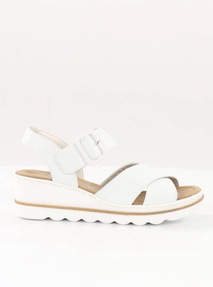 Rieker damsandaler 67463-80 vit - Rieker sandals - 135278 - 1