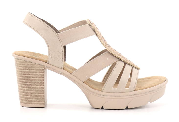 Rieker damsandaler 67526-62 beige - Rieker sandals - 135378 - 1