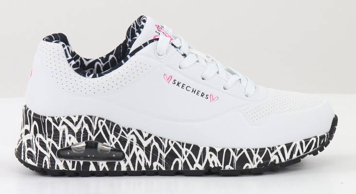 Skechers Sneakers 155506/WBK UNO LOVING LOVE, vit - Skechers sneakers - 132718 - 1