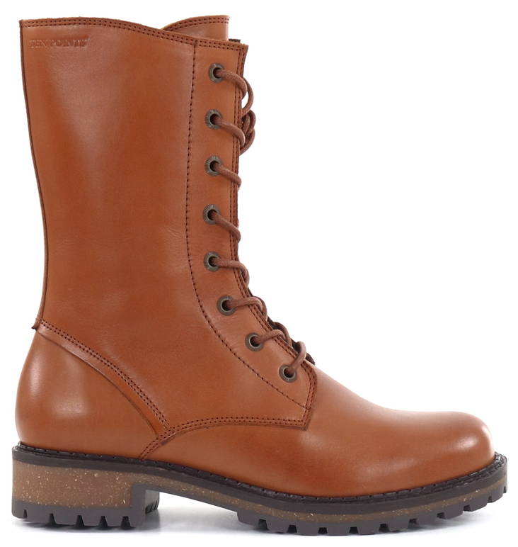 Ten Points Dam Stövlar i läder, Isadora 60291 Cognac - Stövletter och kängor för damer - 131458 - 1