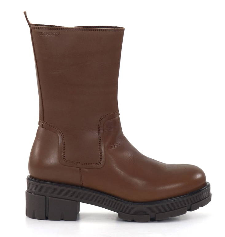 Ten Points Ankelboots 60399 Cecilia brun - Stövletter och kängor för damer - 134628 - 1