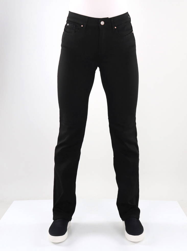 Vero Moda damjeans Flash MR rak svart - Jeans för damer - 135128 - 1