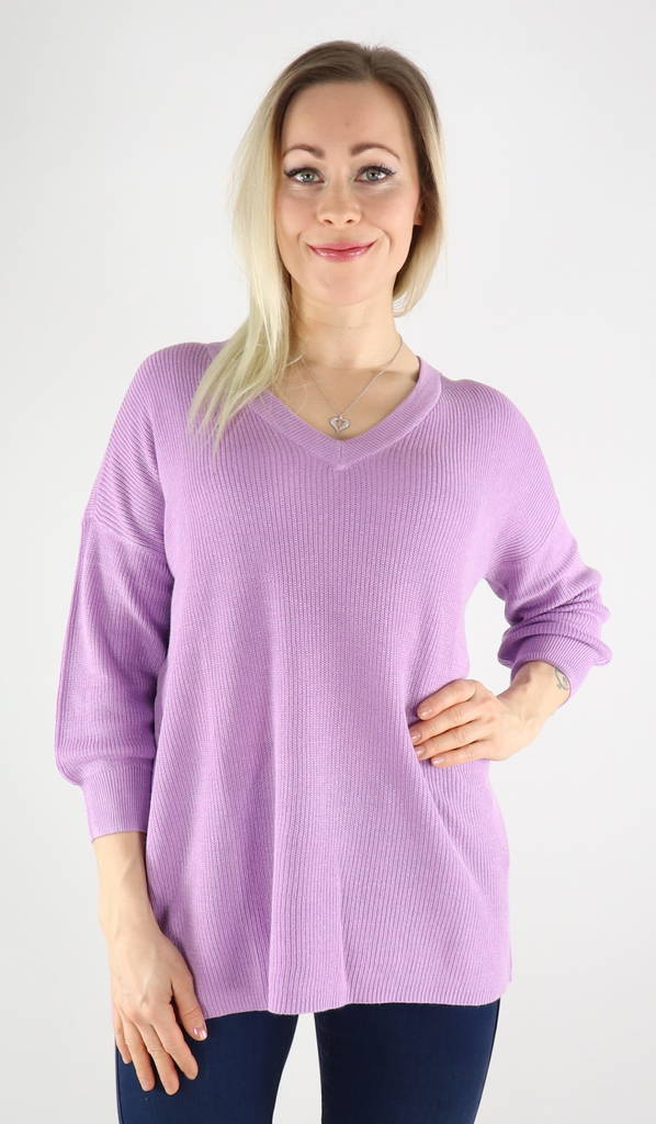 Vero Moda dam Tröja Newlexsun long lavendula - Stickat för damer - 130118 - 1