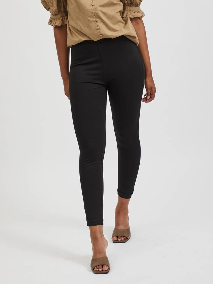 Vila Leggings Valasa lou hw 7/8 svart - Leggings - 129028 - 1