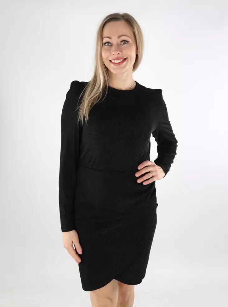 Only Klänning Rich Glitter svart/svart glitter - Klänningar och tunikor - 137368 - 1