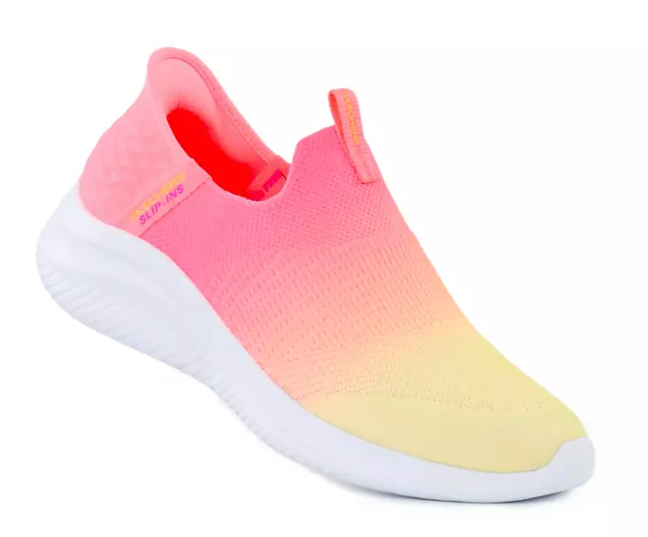 Skechers dam sneakers 150183/NPYL ULTRA FLEX 3.0 - BEAUTY BLEND neon rosa/gul - Skechers sneakers - 138448 - 1
