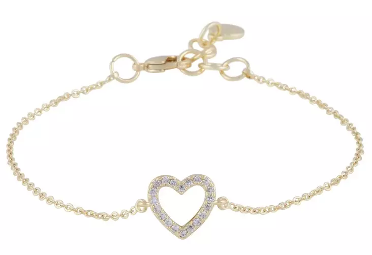 Snö of Sweden Armband Nisi hjärtguld/klar - Armband - 138638 - 1
