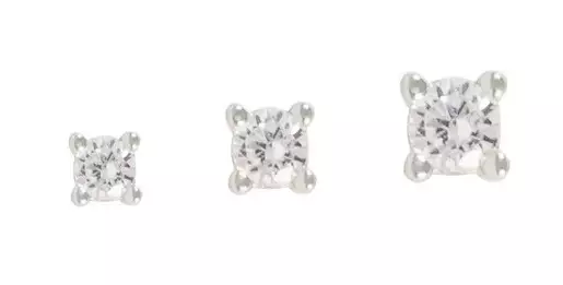 Snö of Sweden Örhängen Siri mini silver/klar - Örhängen - 138648 - 1