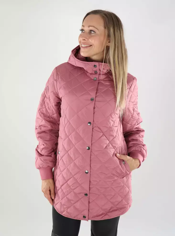 Vila damkappa med huva mesa rosa - Lätta jackor för damer - 139138 - 1