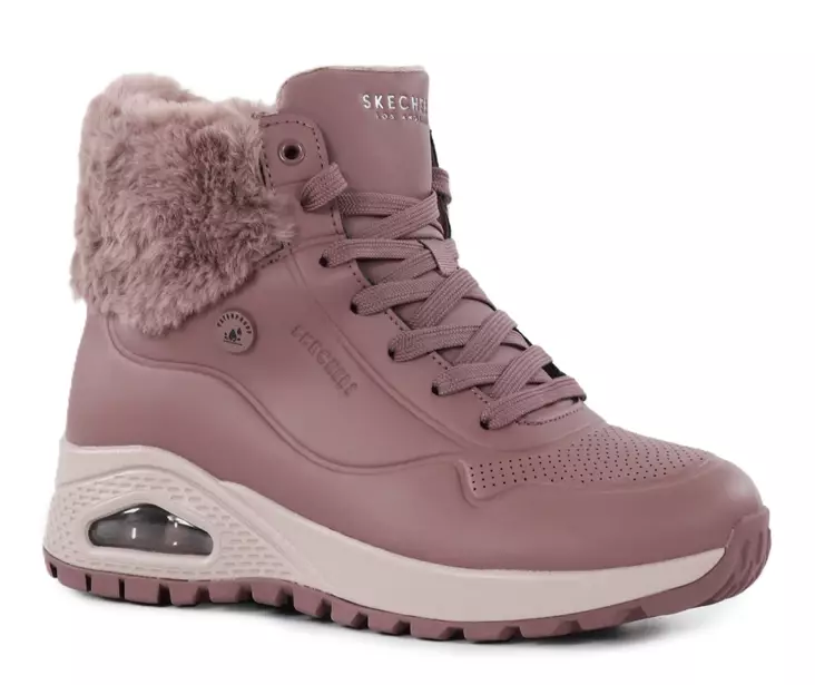 Skechers vattentäta ankelboots dam 168111/DKRS UNO RUGGED - FALL AIR 2 mörkrosa - Stövletter och kängor för damer - 139598 - 1