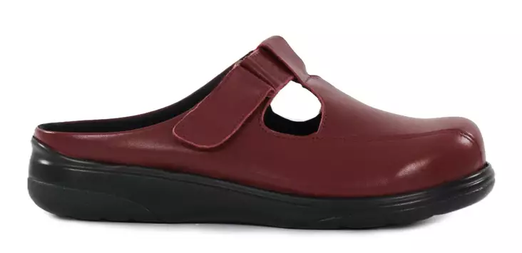 Ilves dam mules i läder med bred läst 5007/A röd - Slip-ins för damer - 140298 - 1