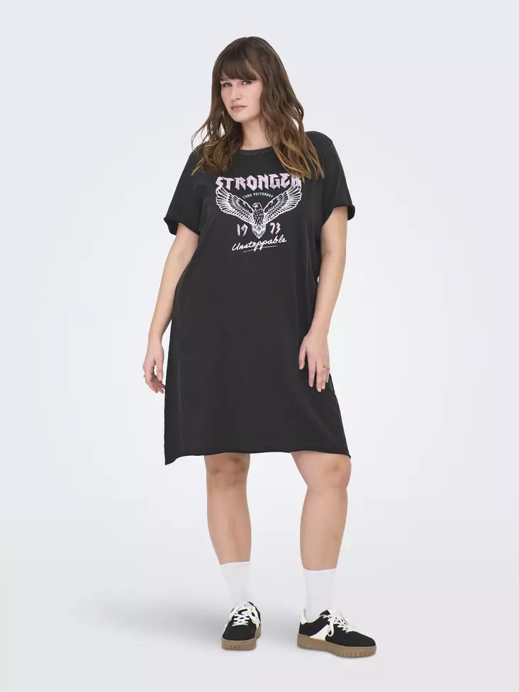 Only Carmakoma Plus Size Casual Dress life svart/glitter - Klänningar och tunikor - 138368 - 1