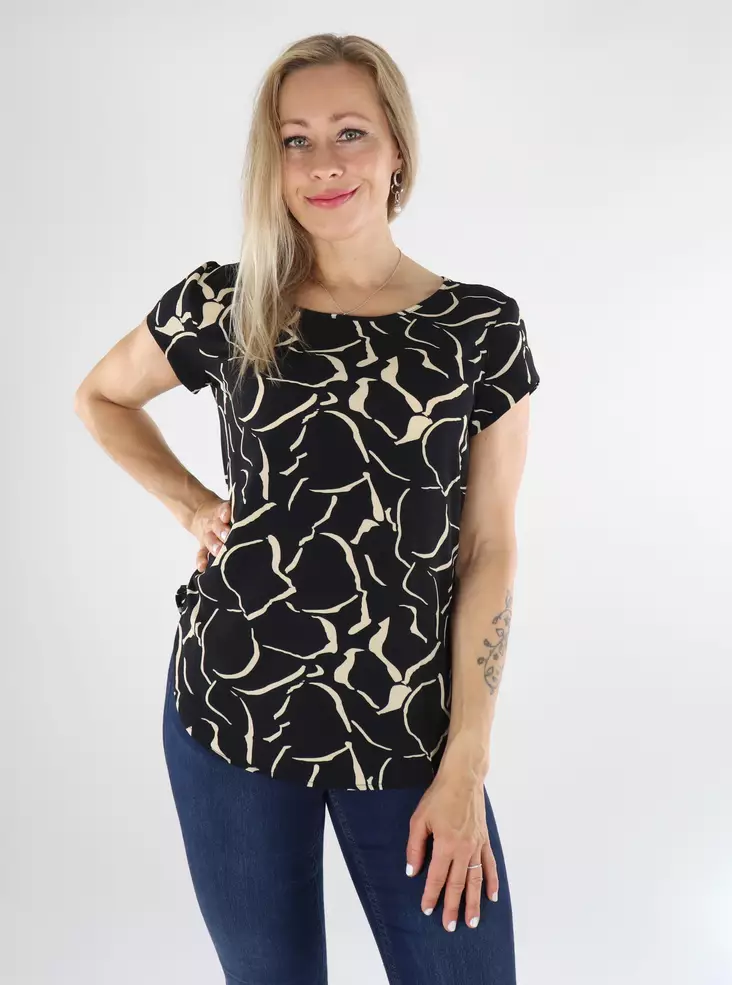 Only T-shirt svart/rebell - T-shirts för damer - 136548 - 1