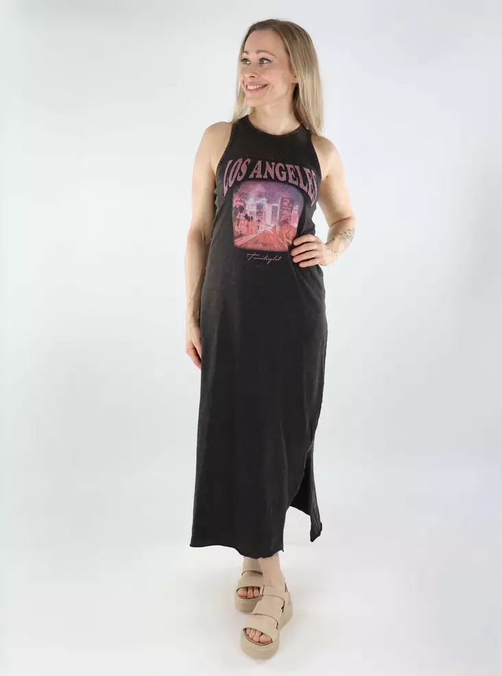 Only mönstrad klänning svart/Los Angeles - Klänningar och tunikor - 138748 - 1