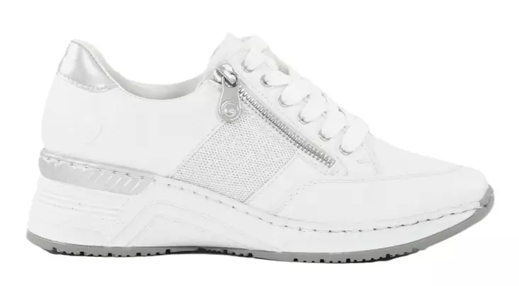 Rieker wedge sneakers för damer N4322-80 vita - Rieker sneakers - 137808 - 1