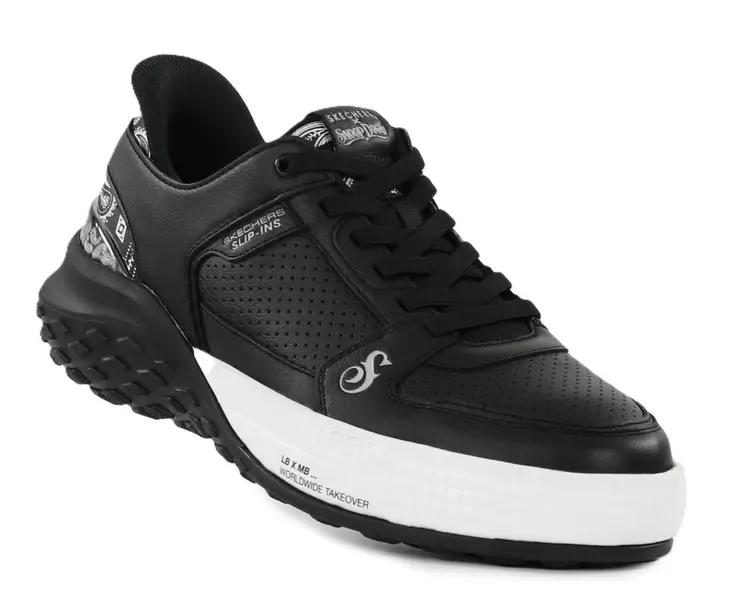 Skechers herrsneakers 251170/BLK SIZZLE - SNOOP SIZZLE TOKE SLIP-INS svart - Sneakers för herrar - 140178 - 1