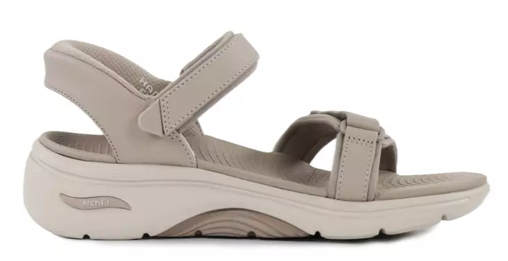 Skechers damsandaler 140893/TPE GO WALK ARCH FIT 2.0 SANDAL - LAURA taupe - Skechers sandaler - 140518 - 1