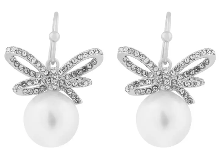 Snö of Sweden Örhängen Band silver/klar - Örhängen - 140028 - 1