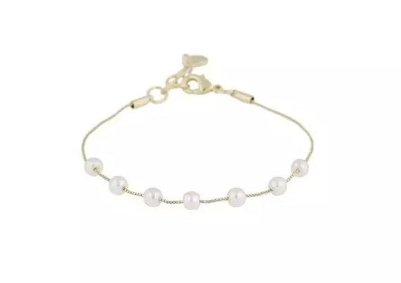 Snö of Sweden Armband Karan guld/vit - Armband - 141138 - 1