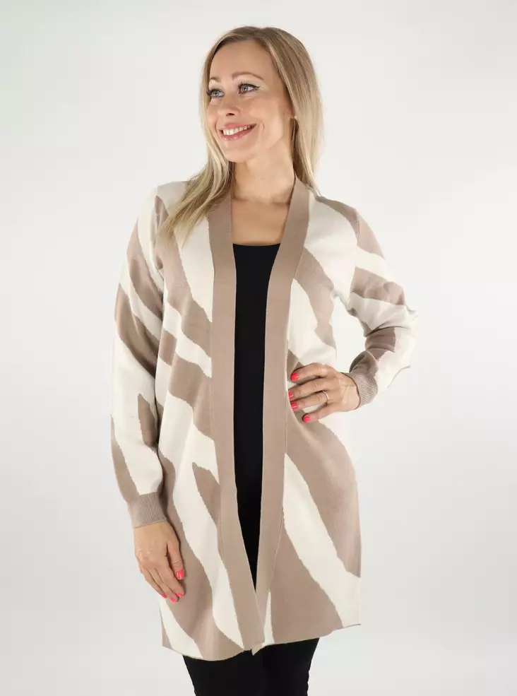 Vero Moda damkofta silver mink/björk - Stickat för damer - 136828 - 1