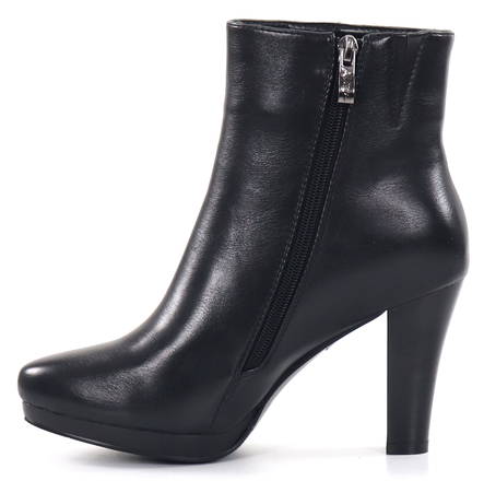 Fuzz Ankel Boots 6001-02 svart - Stövletter och kängor för damer - 134369 - 2