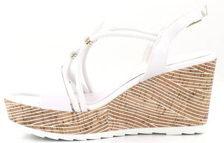 Marco Tozzi Kilsandaler 28349-20 vit - Sandaler för damer - 132889 - 2