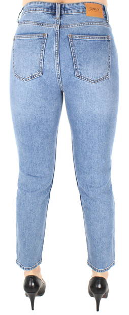 Only dam jeans, hög midja Emily hw ankle blå - Jeans för damer - 125489 - 2