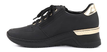 Rieker Kilklackade sneakers N4305-00 svart - Rieker sneakers - 131419 - 2