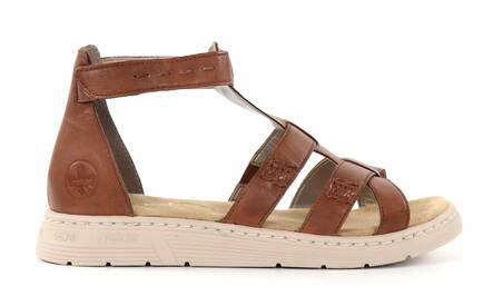 Rieker lädersandaler för dam V9160-24 brun - Rieker sandals - 136119 - 1