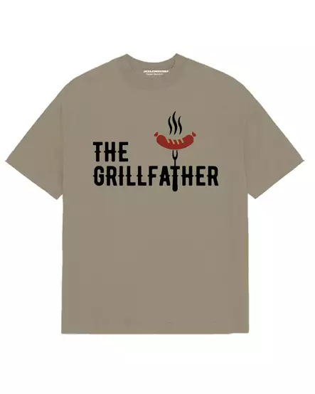 Jack&Jones herr t-shirt Pappa Tee crockery - T-shirts för herrar - 137279 - 1