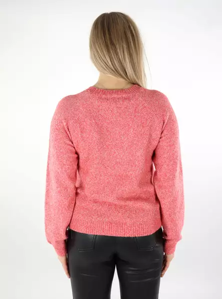 Vero Moda damtröja Doffyshine salsa/guld - Stickat för damer - 137439 - 2