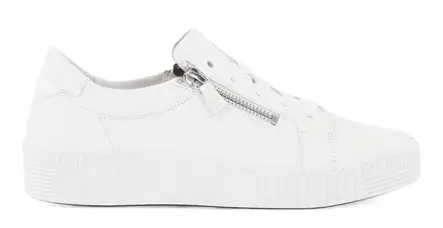 Gabor sneakers i äkta läder för kvinnor 6333421 weiss uni - Sneakers för damer - 138509 - 2