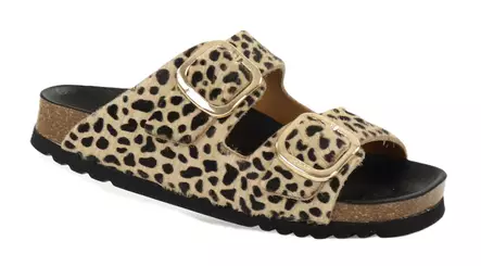 Scholl Mules Noelle Leopard - Slip-ins för damer - 140589 - 2