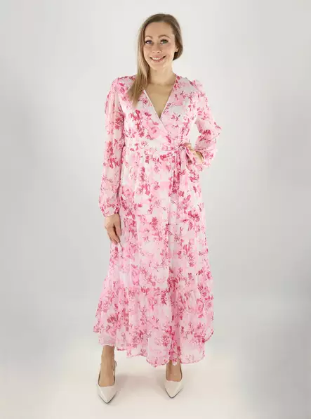 Only omlottklänning rosa marshmallow/porslin - Klänningar och tunikor - 141029 - 1