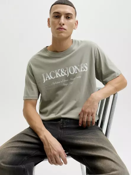 Jack&Jones herr t-shirt Daytona Print Tee - T-shirts för herrar - 140289 - 1